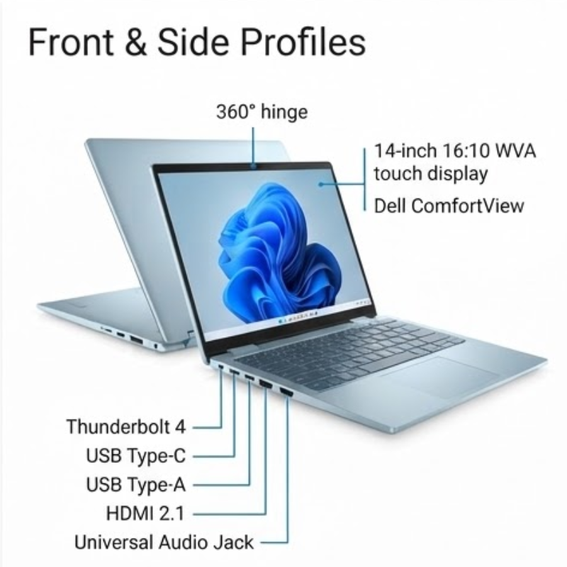 Dell 14 Plus 2-in-1 DB04250 Core Ultra 5 Laptop