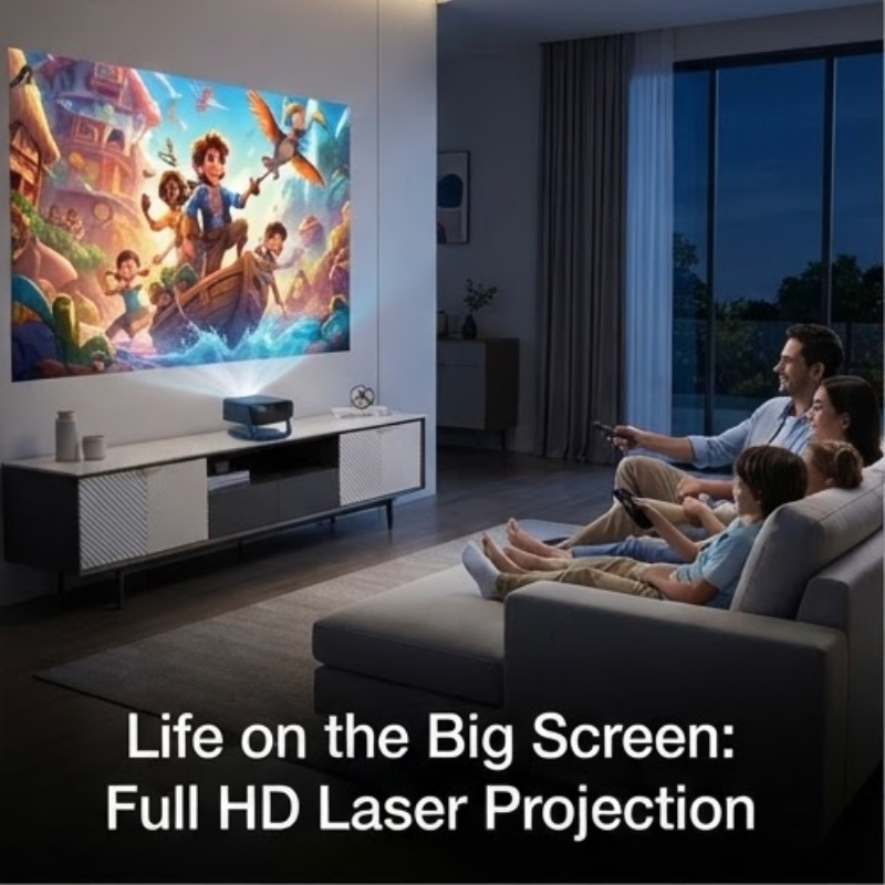 Epson EpiqVision EF-22N V11HB38440 Full HD 1000-Lumen 3LCD Smart Laser Projector Blue