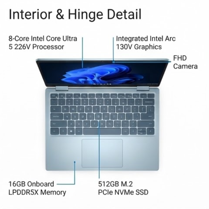 Dell 14 Plus 2-in-1 DB04250 Core Ultra 5 Laptop