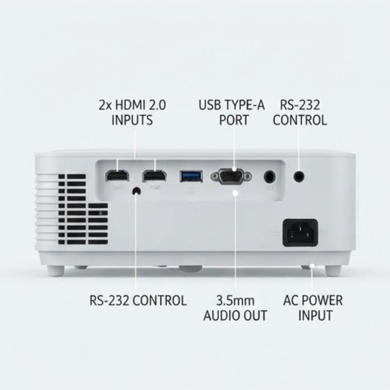 Acer MR.P0R11.001 Vero XL2521i Full HD 4000 ANSI Lumens Laser DLP White Projector