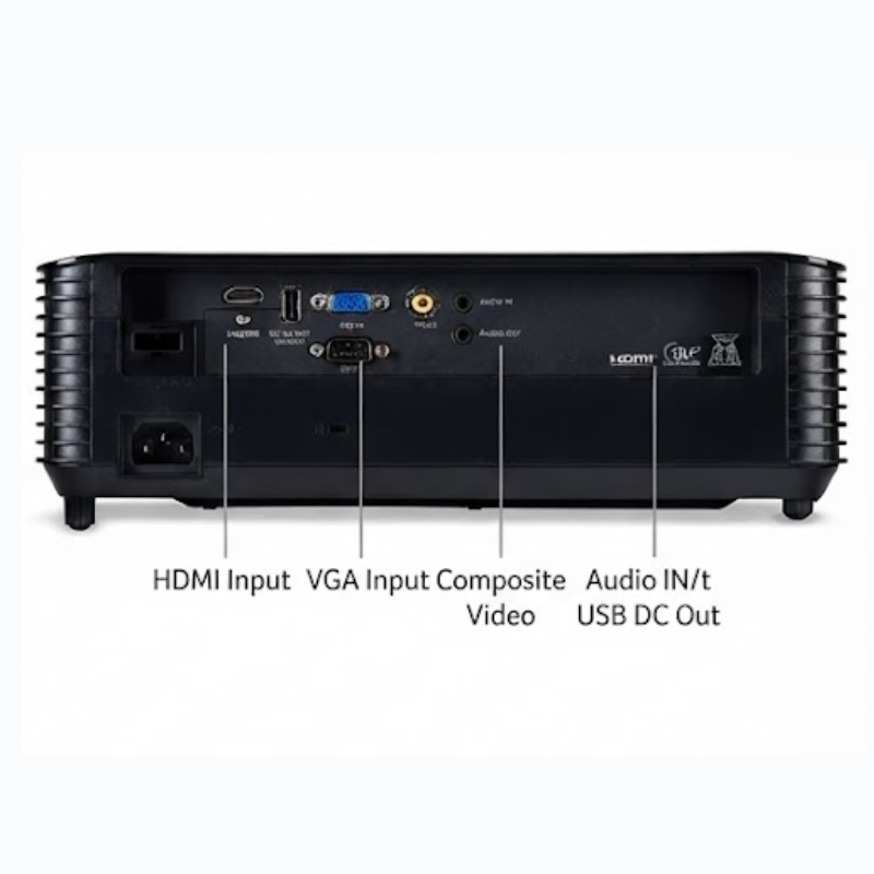 Acer MR.JTU11.004 X1128i DLP SVGA 4500 Lumens Wireless Black Projector