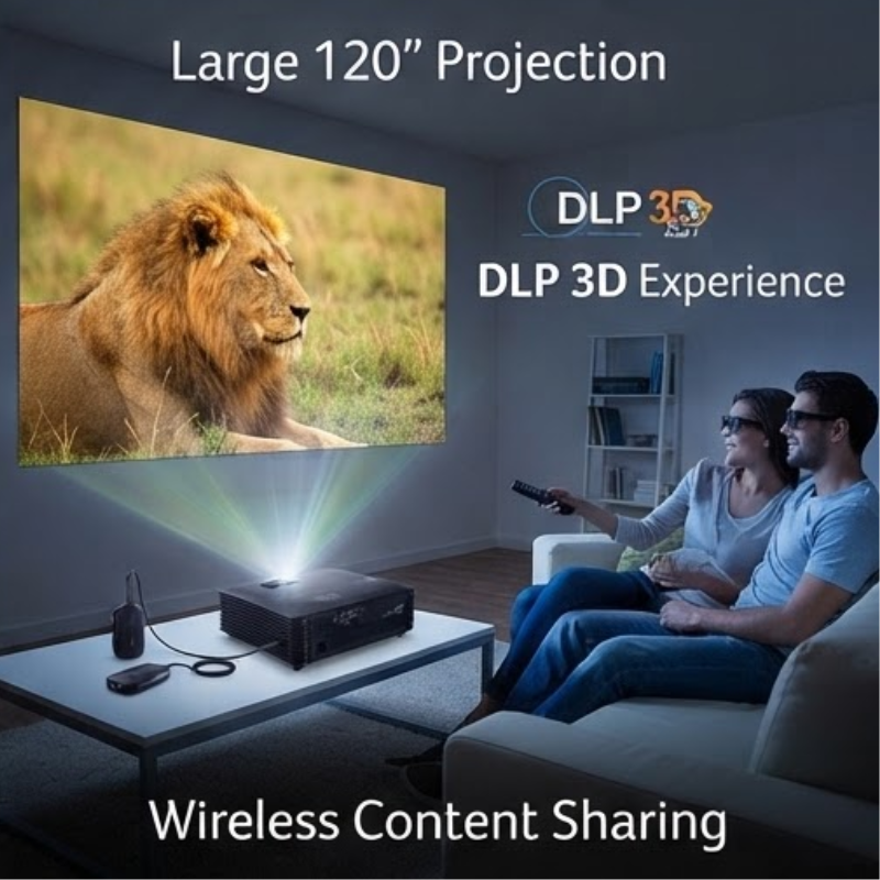 Acer X1328Wi MR.JTW11.004 WXGA 5000 Lumens 3D DLP Wireless Projector