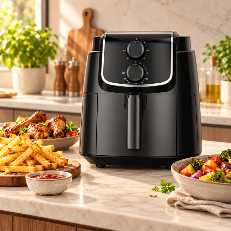 4.7L Manual Air Fryer – 1500W