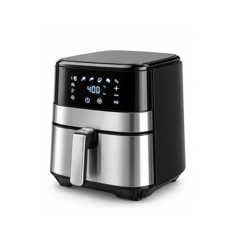 5.7L Air Fryer – Premium Stainless Steel, Mirror Finish