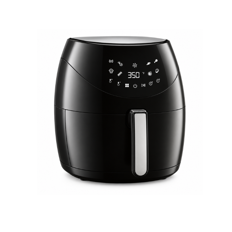 5.7L Air Fryer – Premium Gloss Black
