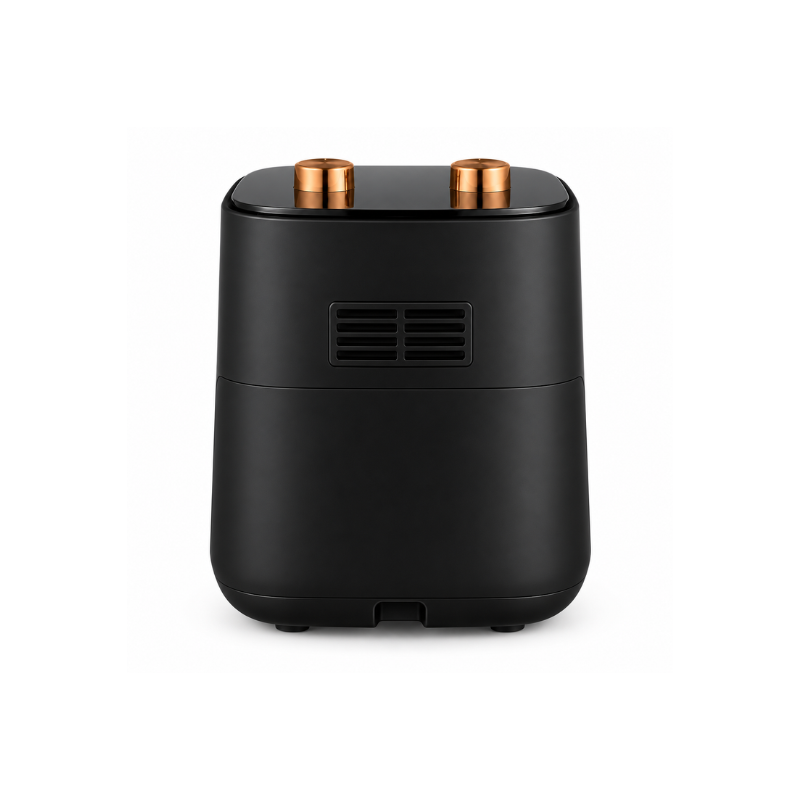 4.7L Manual Air Fryer – Black and Rose Gold