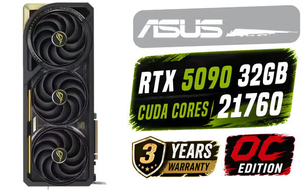 ROG Edition 20 Anniversary Gaming PC – Ryzen 9 9950X3D | ROG Astral RTX 5090 Edition 20 32GB | 96GB DDR5 6400MHz | 4TB NVMe | Windows 11 Pro | ROG GR20 Edition 20 Open-Frame Case