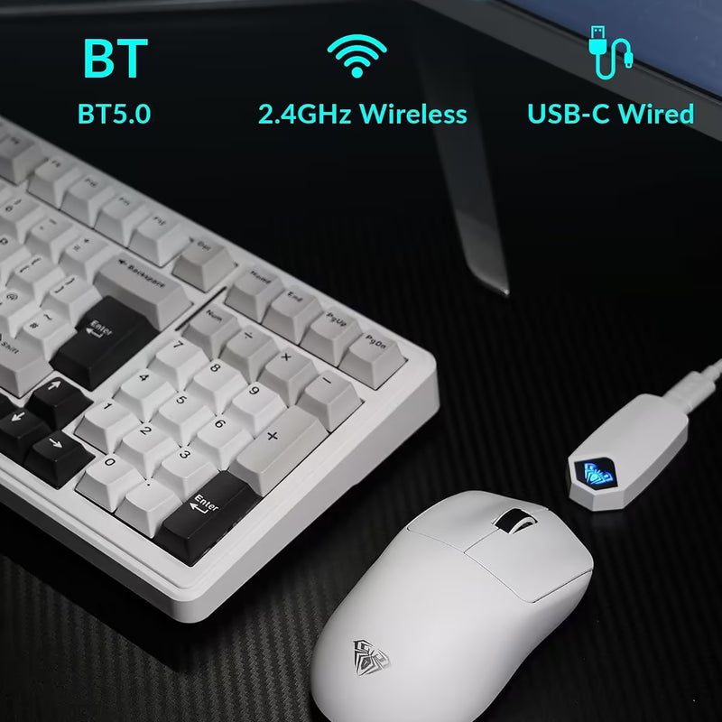 AULA SC800 MAX Wireless Gaming Mouse - White