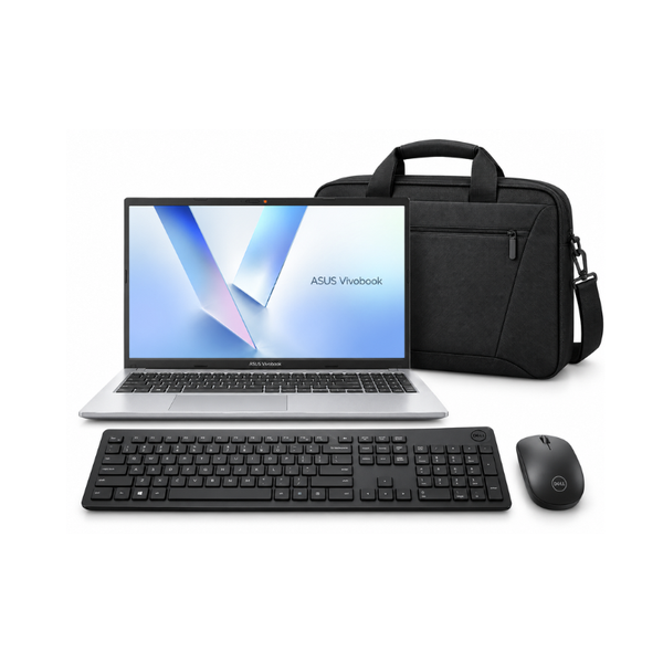 ASUS Vivobook 15 Ryzen 5 Laptop Bundle with Accessories