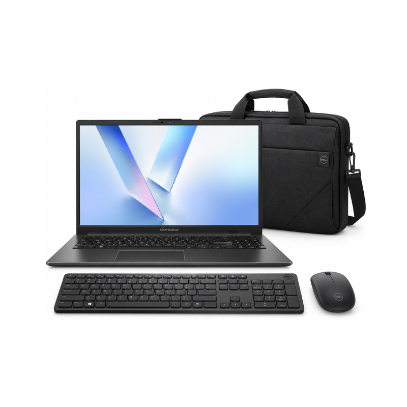 ASUS Vivobook Go 15 Ryzen 3 Laptop Bundle with Accessories