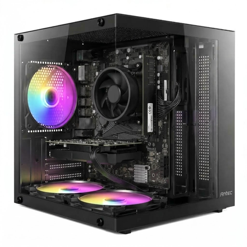 Rasheed Sons 1080p Gaming PC | AMD Ryzen 5 4500 | Radeon RX 580 8GB | 16GB DDR4 | 512GB SSD | ARGB