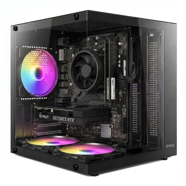 Rasheed Sons 1080p Gaming PC | AMD Ryzen 5 5500 | GeForce RTX 3050 6GB | 16GB DDR4 | 512GB SSD | ARGB