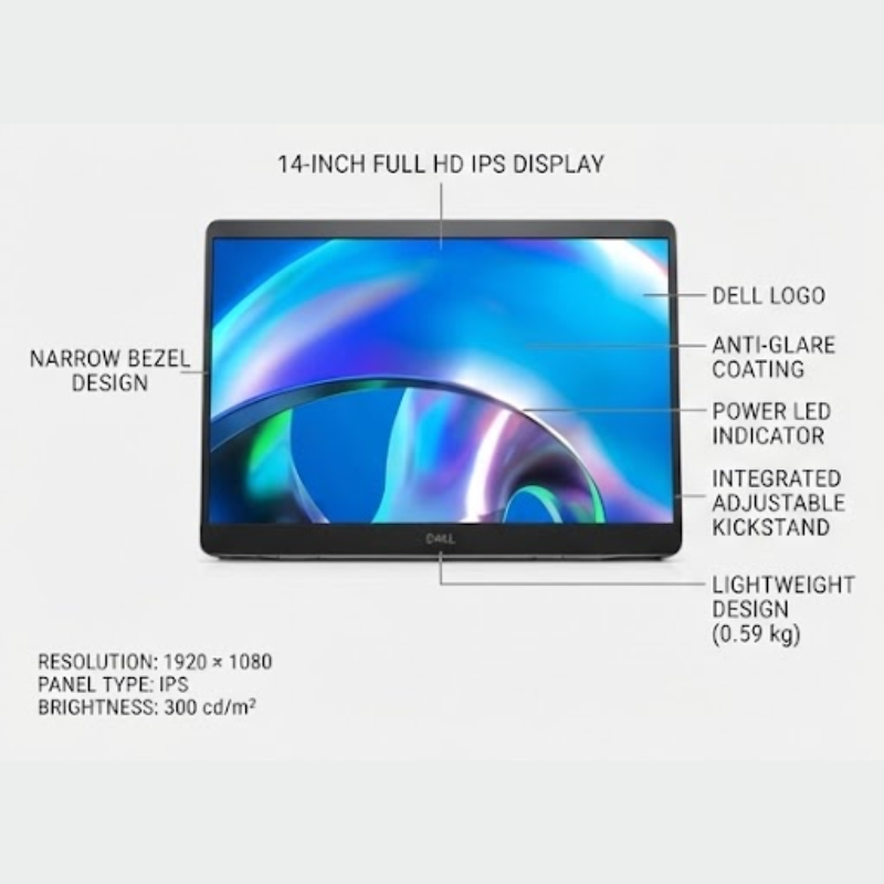 DELL PRO 14 PLUS PORTABLE MONITOR