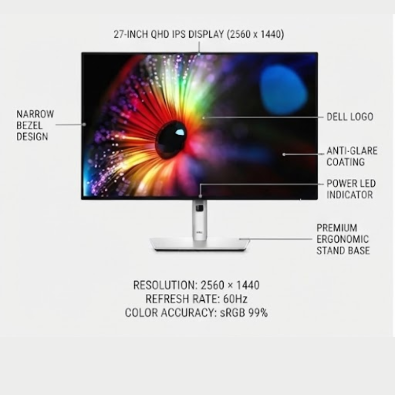 DELL U2724D ULTRASHARP 27IN MONITOR