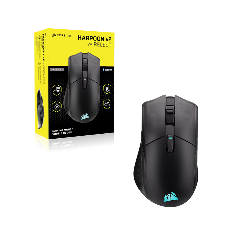 Corsair HARPOON v2 Wireless Gaming Mouse - Black