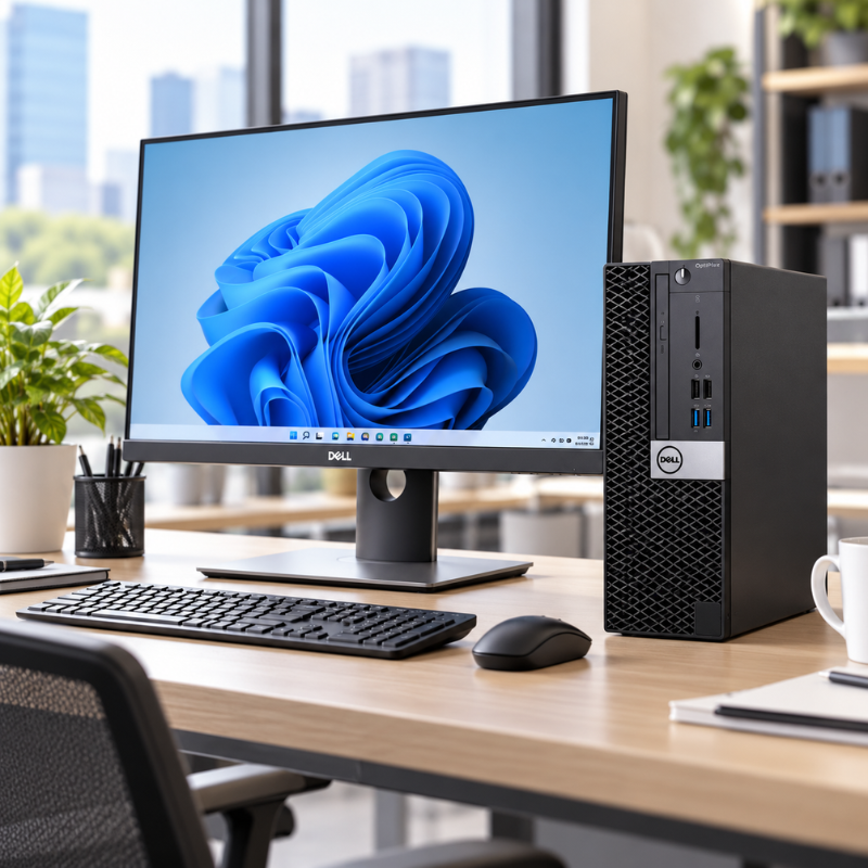 Dell OptiPlex 7070 SFF Refurbished Desktop i5 8GB RAM 256GB SSD