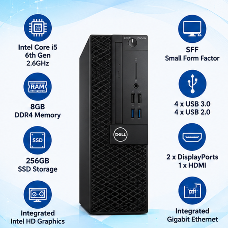 Dell OptiPlex 3050 SFF Refurbished Desktop PC