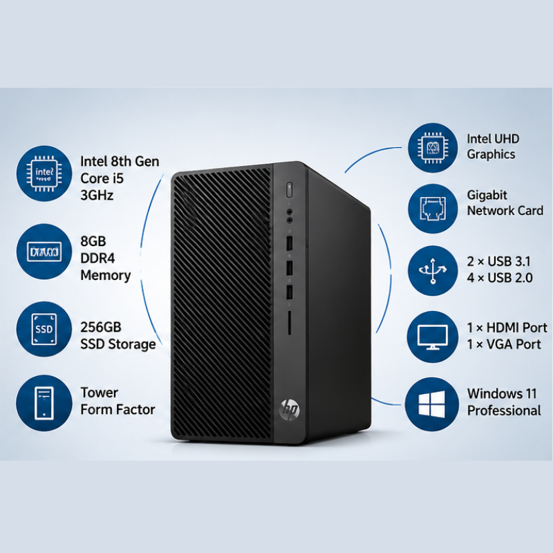 HP 280 G2 Tower Refurbished Desktop PC