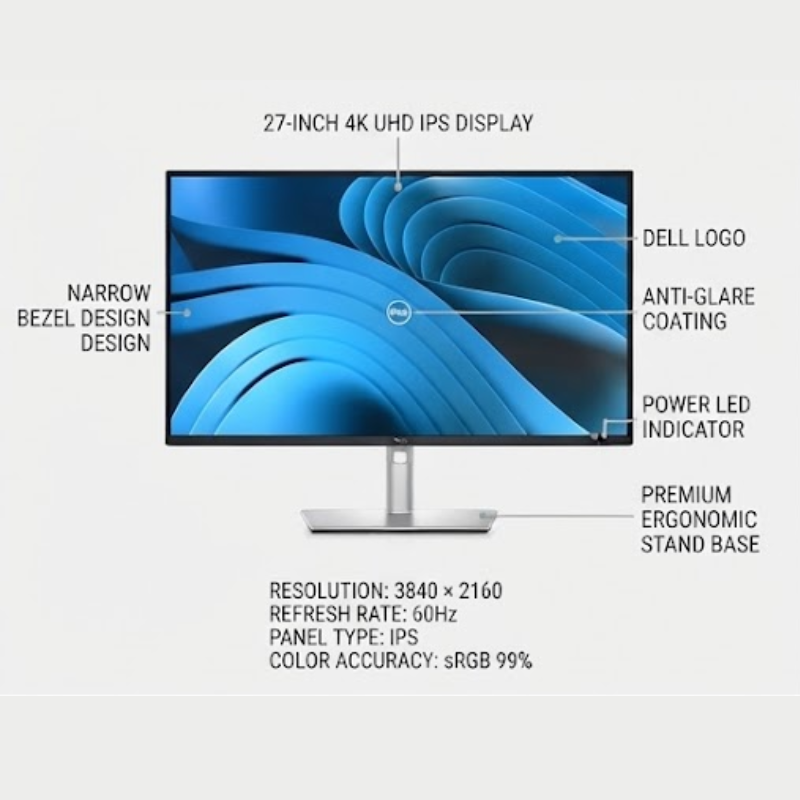DELL PRO 27 PLUS 4K USB-C HUB MONITOR