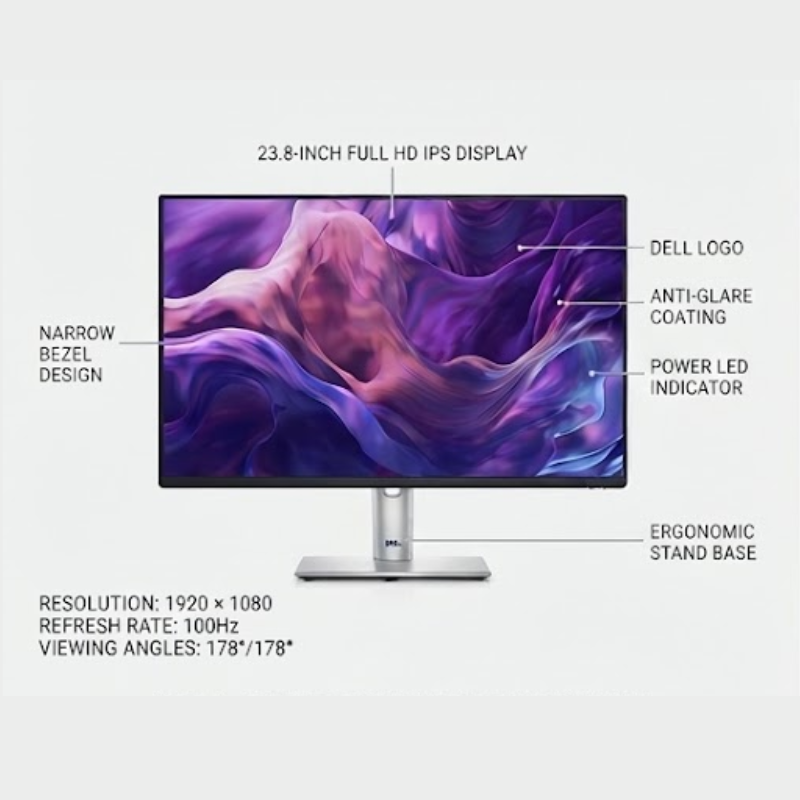 DELL P2425H 23.8IN FHD MONITOR