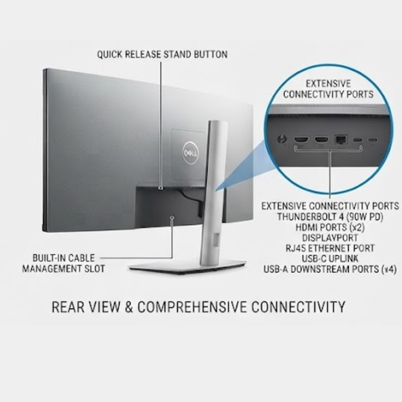 DELL ULTRASHARP 38 U3824DW CURVED USB-C HUB MONITOR