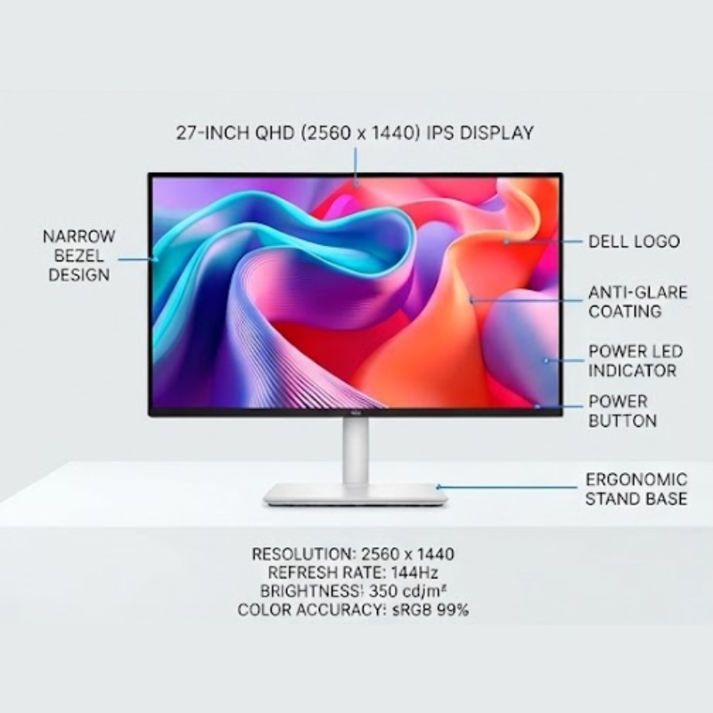 DELL 27 S2725DSM PLUS QHD MONITOR