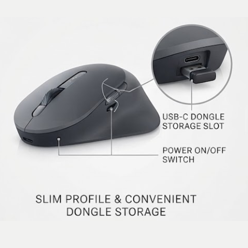 DELL RECHARGEABLE MULTI-DEVICE MOUSE - MS900