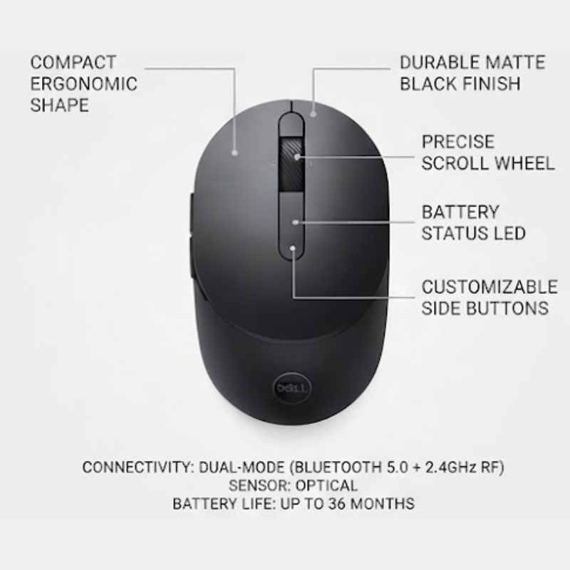 DELL MS5120W PRO WIRELESS MOUSE