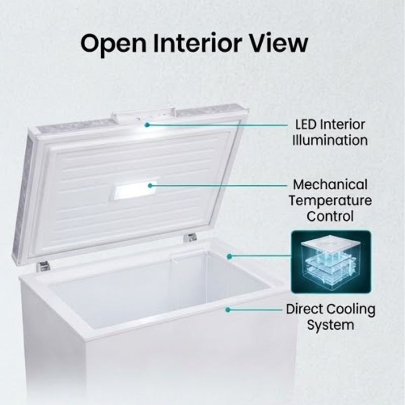 Solar Chest Freezer DF-200 – 200L