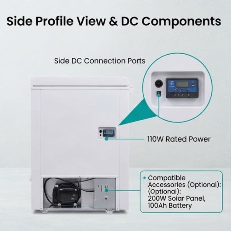 Solar Chest Freezer DF-225 – 225L