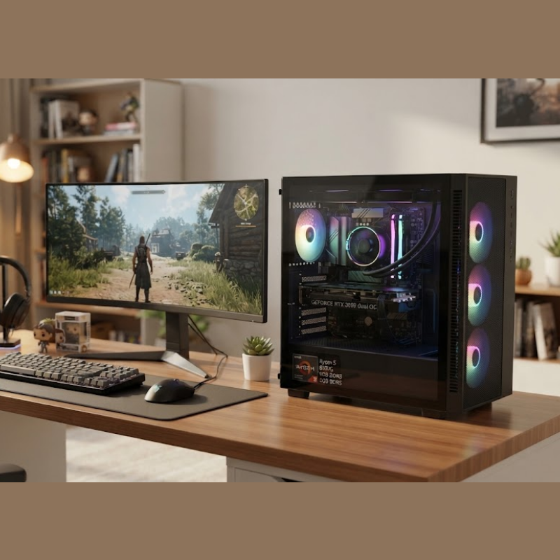 (Pre-built)Ryzen 5 8500G,8GB DDr5 Memory, RTX 3050 Dual OC