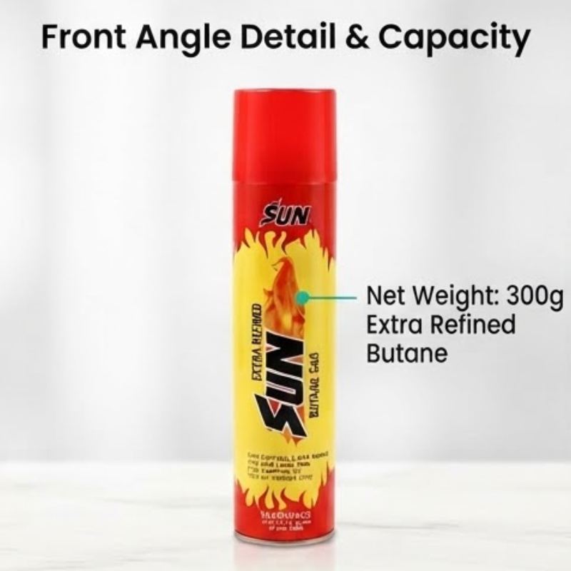 Extra Refined Butane Gas Refill Canister BLL-BG3 – 300g