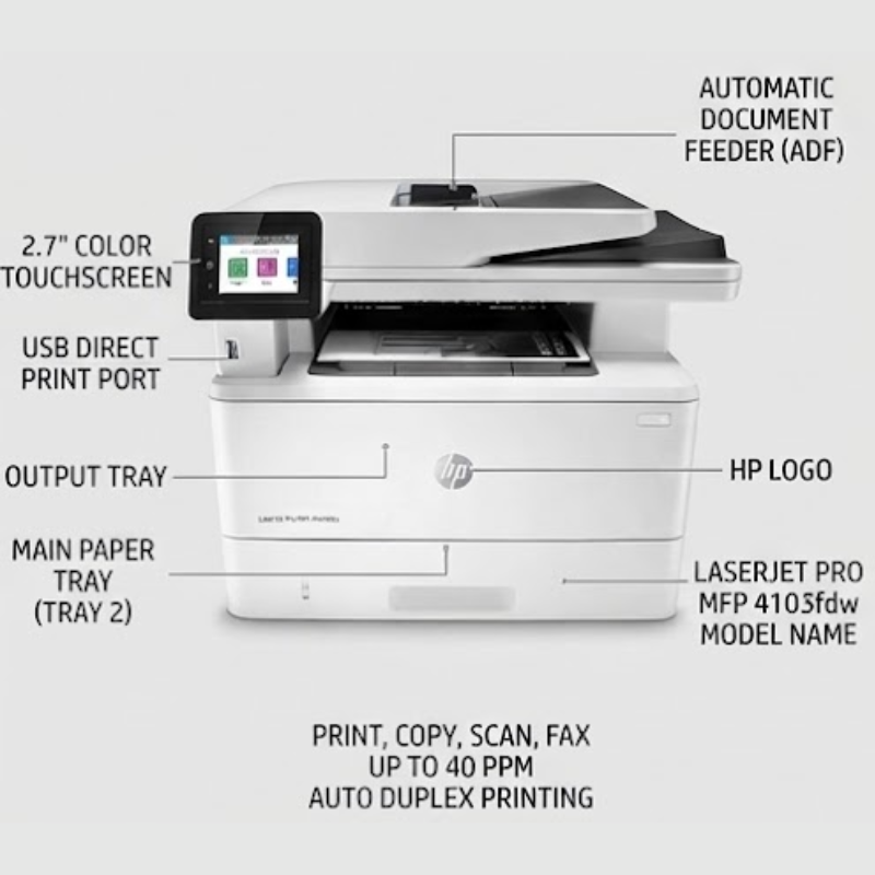HP LASERJET PRO MFP 4103FDW MONO PRINTER