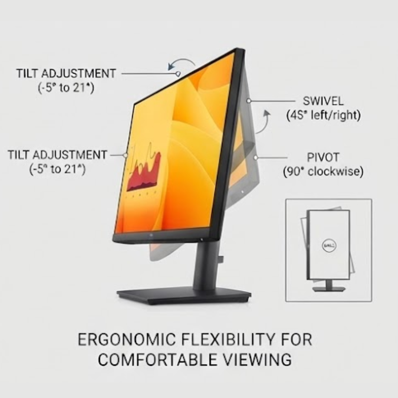 DELL PRO 22 ADJUSTABLE STAND MONITOR - E2225HSM