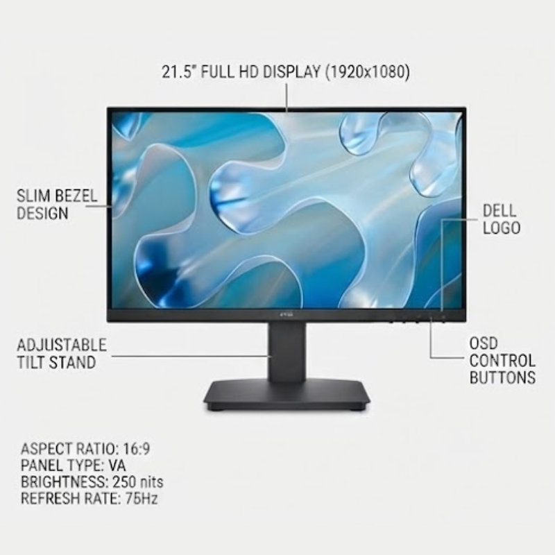 DELL SE2225HM 21.5IN FHD MONITOR