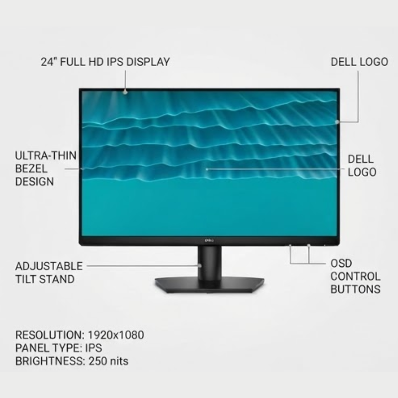 DELL 24IN FHD MONITOR - SE2426H