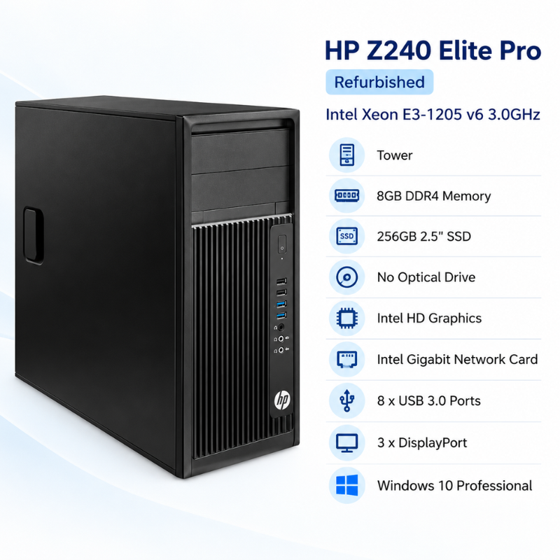 HP Z240 Tower Workstation (Refurbished)