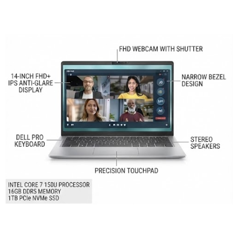 DELL PRO 14 ESSENTIAL PV14250 14IN FHD NOTEBOOK