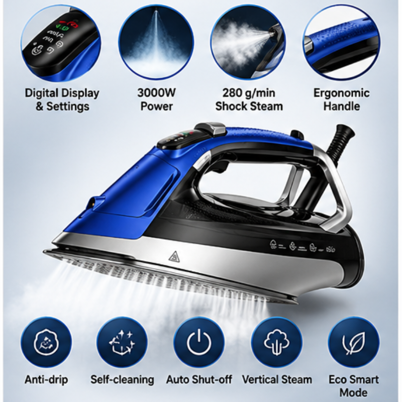 SPA 9130 B Steam Iron – 3000W – Blue
