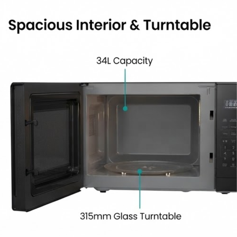 Hisense H34MOBS17 34L Electronic Microwave Oven