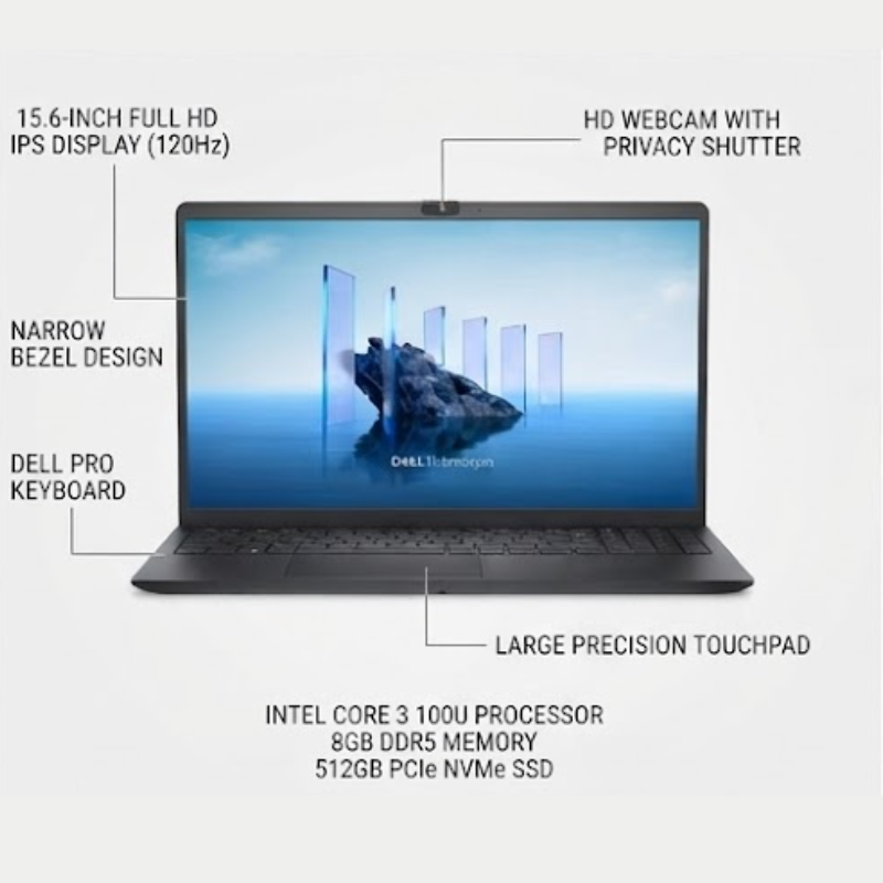 DELL PRO 15 ESSENTIAL PV15250 15.6IN FHD NOTEBOOK