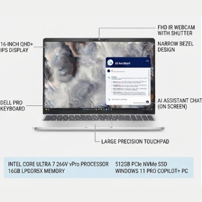 DELL PRO 16 PLUS U7-266V 16IN FHD NOTEBOOK