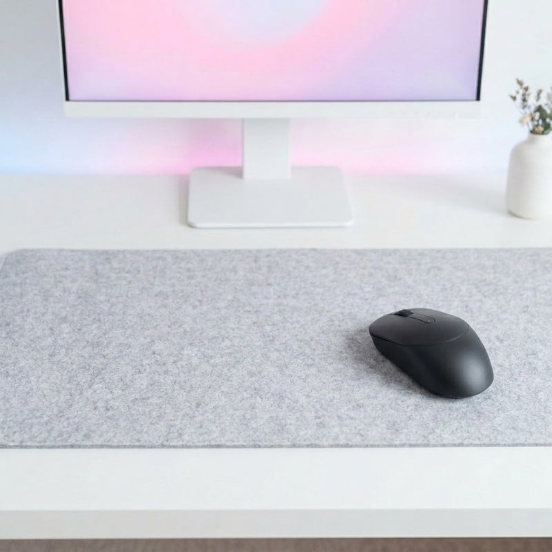 Lifestyle: DELL FULL-SIZE WIRELESS MOUSE - MS300 on a desk (illustrative image; the first photo shows the actual product)