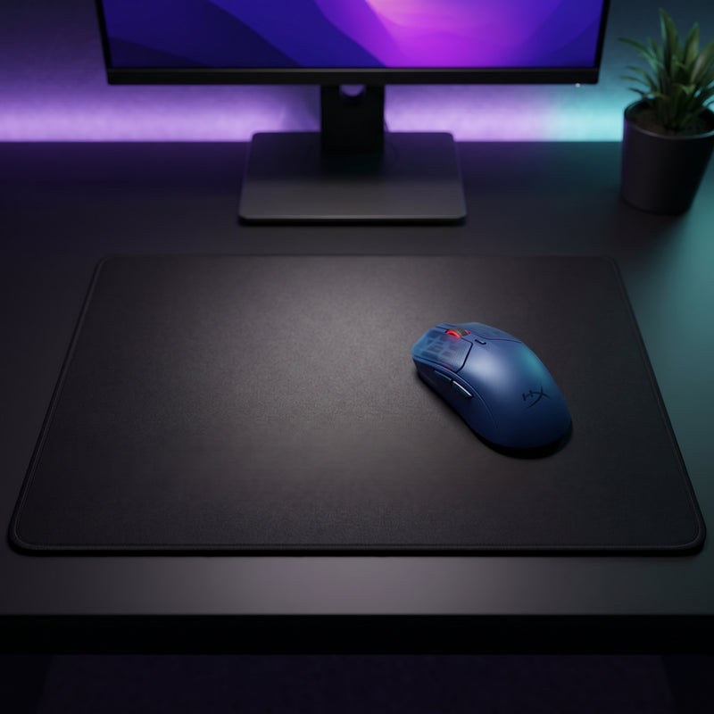 Lifestyle: HyperX Pulsefire Haste 2 S Wireless Gaming Mouse - Navy on a desk (illustrative image; the first photo shows the actual product)