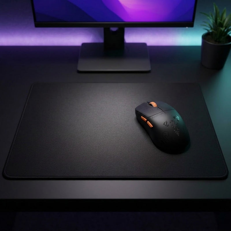 Lifestyle: Keychron G3 Ultra-Light Wireless Gaming Mouse | 8000Hz, 30000 DPI, 44g, Black on a desk (illustrative image; the first photo shows the actual product)