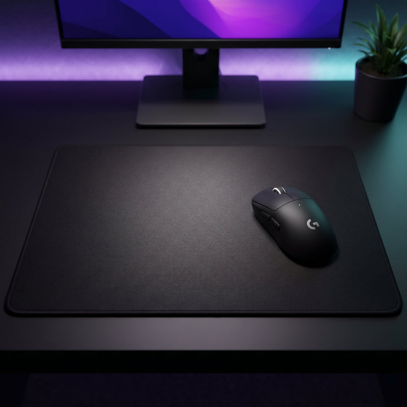 Lifestyle: Logitech G Pro X Superlight 2C Wireless Gaming Mouse - Black on a desk (illustrative image; the first photo shows the actual product)