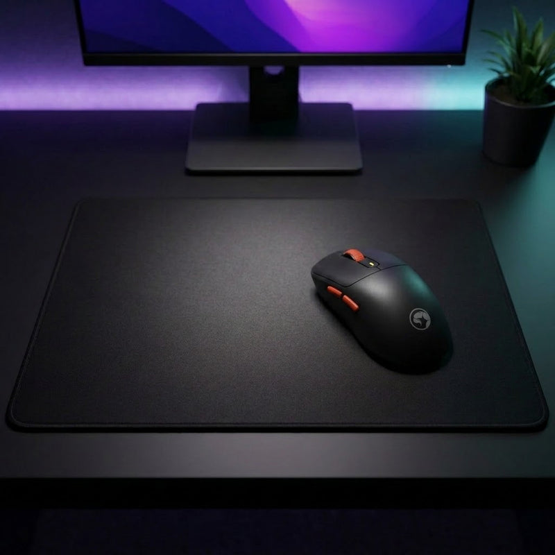 Lifestyle: Marvo G964W Niro 60 Gaming Mouse - Black on a desk (illustrative image; the first photo shows the actual product)