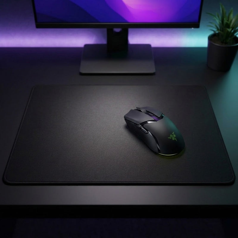 Lifestyle: Razer Cobra HyperSpeed Wireless Gaming Mouse on a desk (illustrative image; the first photo shows the actual product)