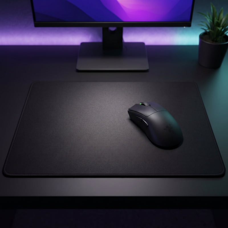 Lifestyle: Razer DeathAdder V3 Pro Wireless Gaming Mouse - Black on a desk (illustrative image; the first photo shows the actual product)