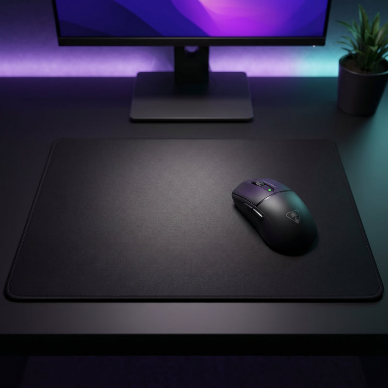 Lifestyle: Turtle Beach Burst II Air Wireless Gaming Mouse - Black on a desk (illustrative image; the first photo shows the actual product)